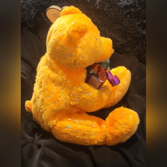 Retired 2004 Ty Beanie Baby - Happy Birthday Orange Bear - New - Picture 3 of 7